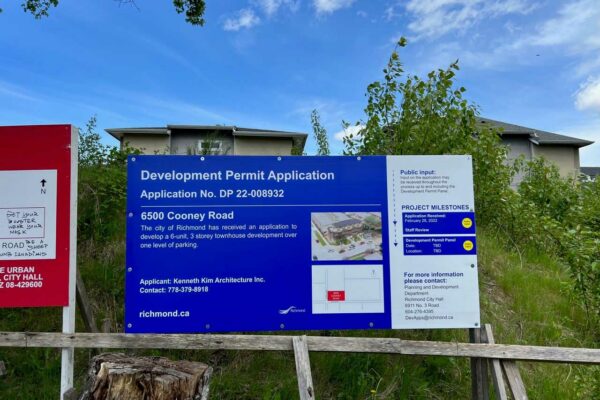 richmond-vancouver-real-estate-development-temporary-signage-rezoning-signs